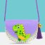 Dinosaurus Crossbody plstěná taška DIY, řemeslná sada pro děti