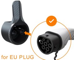 Feyree EV Dock Type 2, nástěnný držák kabelu, černý