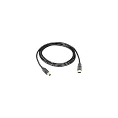 PremiumCord USB 2.0 kabel A-B, 1 m černý