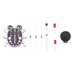 Weevil Eye, stavebnice, DIY sada brouk svítící oči, fialová