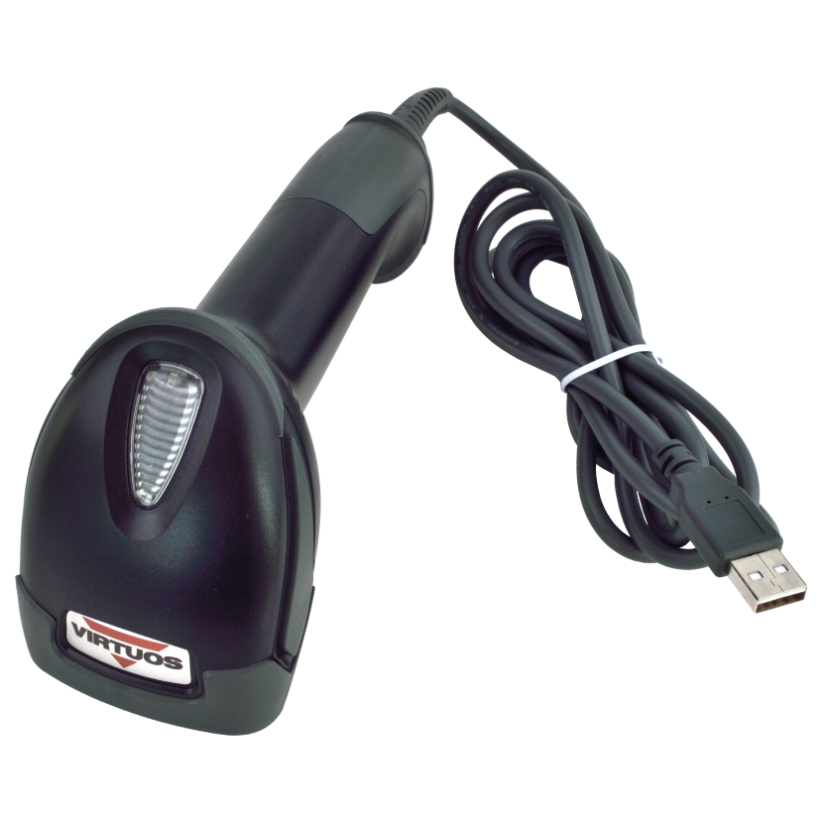 Scanner VIRTUOS HT-900A, USB, černá se stojanem