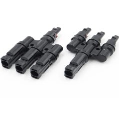 Solární FV konektor MC4 3T rozbočení, pár M+F, paral., 30A 1000V