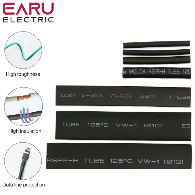 EARU sada smršťovacích bužírek 127ks