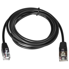 Kabel RJ12 24V pro pokladní zásuvky VIRTUOS připojení k tiskárně, 1,1 m, černý