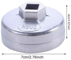 Klíč (hlavice) na olejové filtry 65mm/2.56", 14-stěn