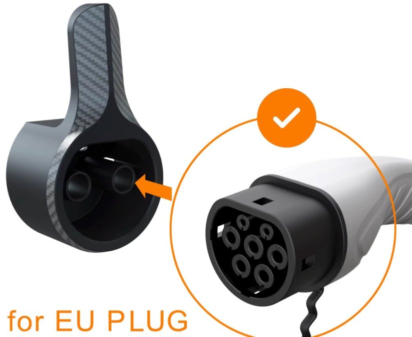 Feyree EV Dock Type 2, nástěnný držák kabelu, černý