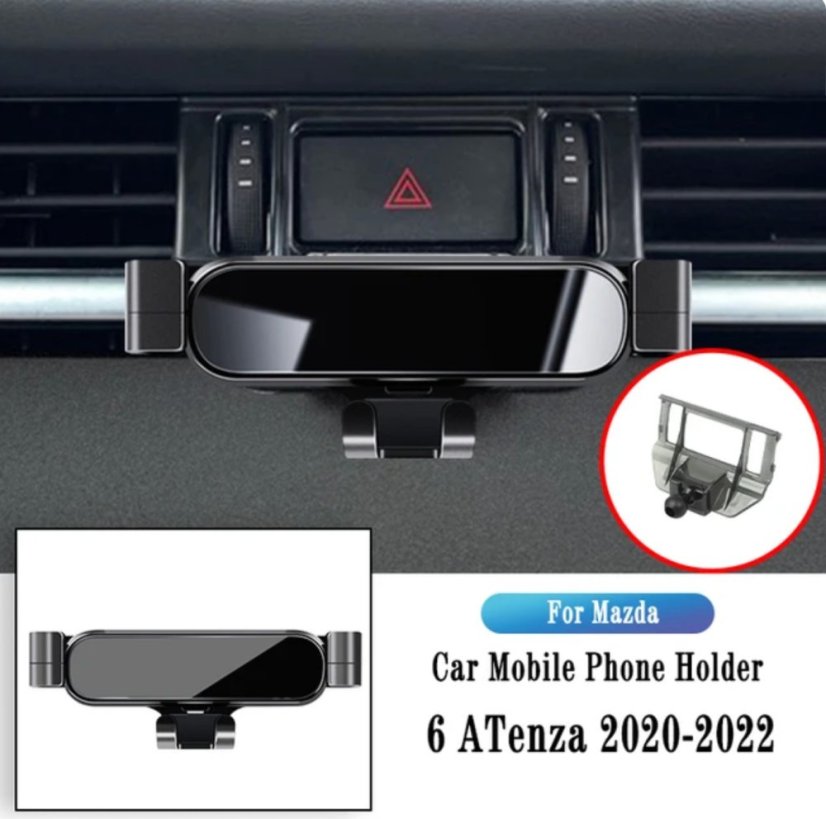 Mazda 6 2020-2022 (GH) držák telefonu, komplet, černý