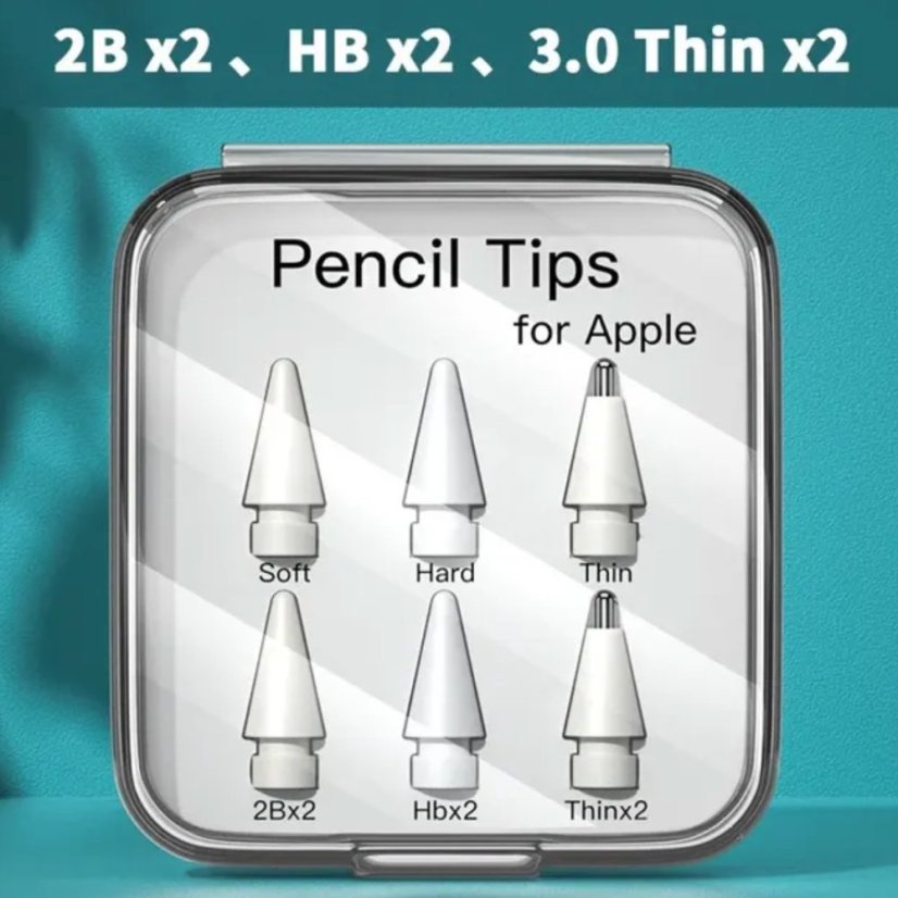 Hroty pro Apple Pencil Pen, 2B, HB, 3.0 Thin x2