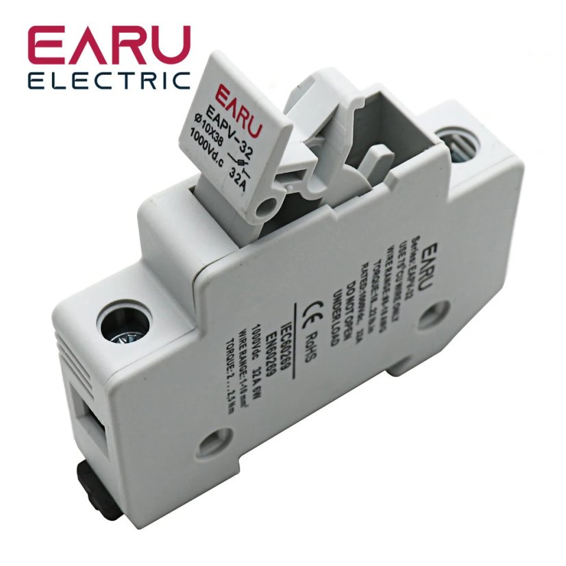EARU 1P DIN pojistkový odpojovač PV DC 1000V 32A