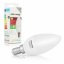 Whitenergy LED žárovka SMD2835 C37 E14 3W bílá mléčná teplá - svíčka