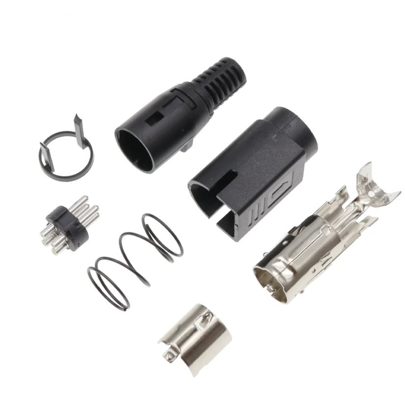 DIN 4Pin Male DC Power konektor, 24V