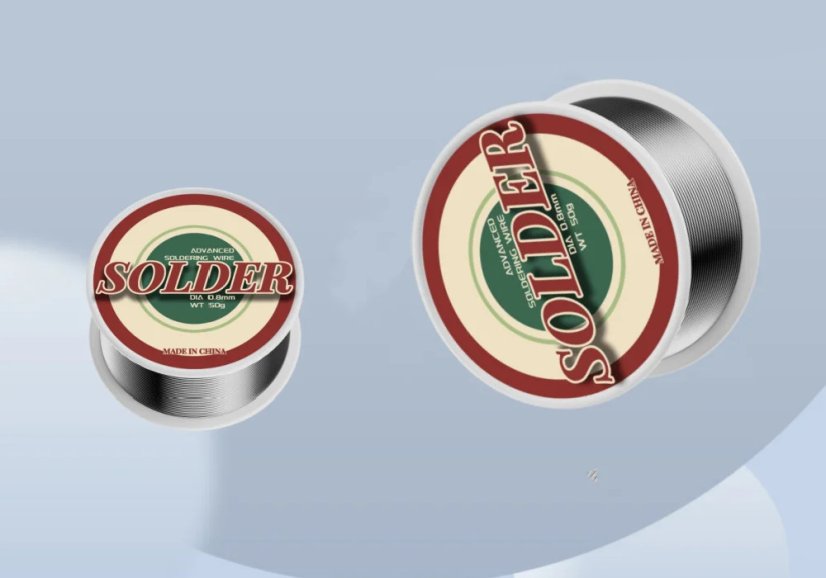 SOLDER 0.8mm 2x50g pájecí drát