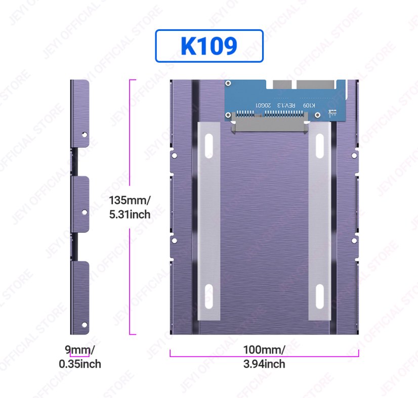 JEYI 2,5" na 3,5" SSD HDD adaptér pevného disku