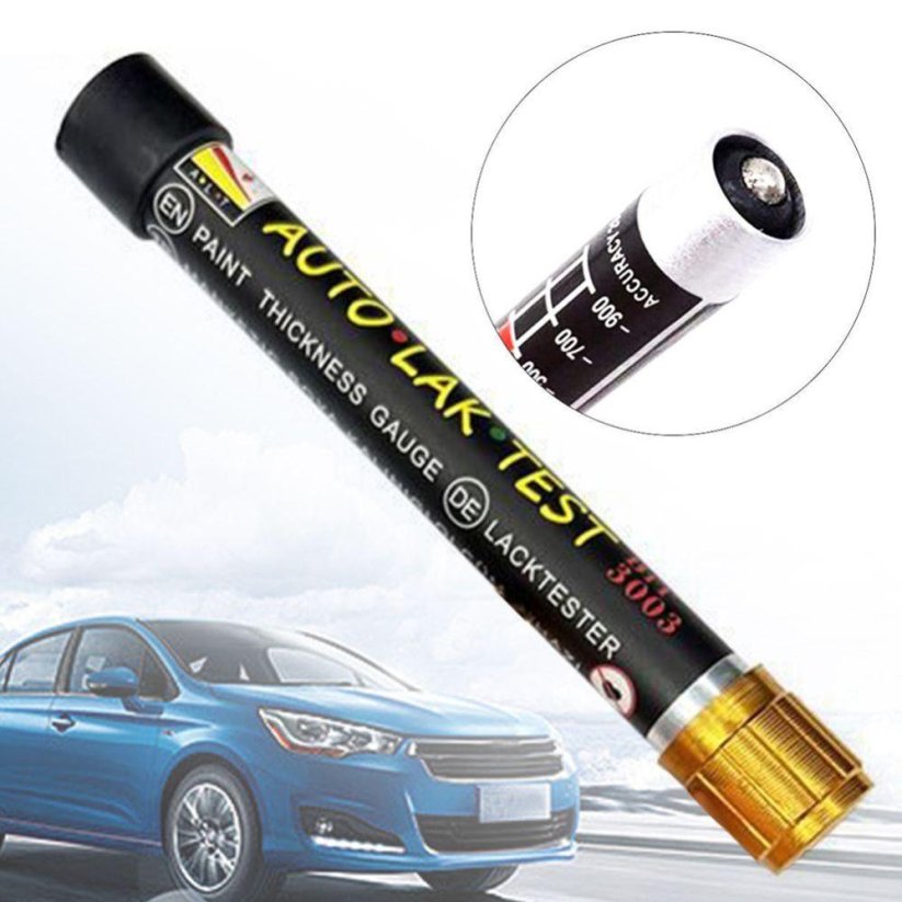 Autolak testovací pero tloušťky laku, magnetický