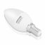 Whitenergy LED žárovka SMD2835 C37 E14 3W bílá mléčná teplá - svíčka