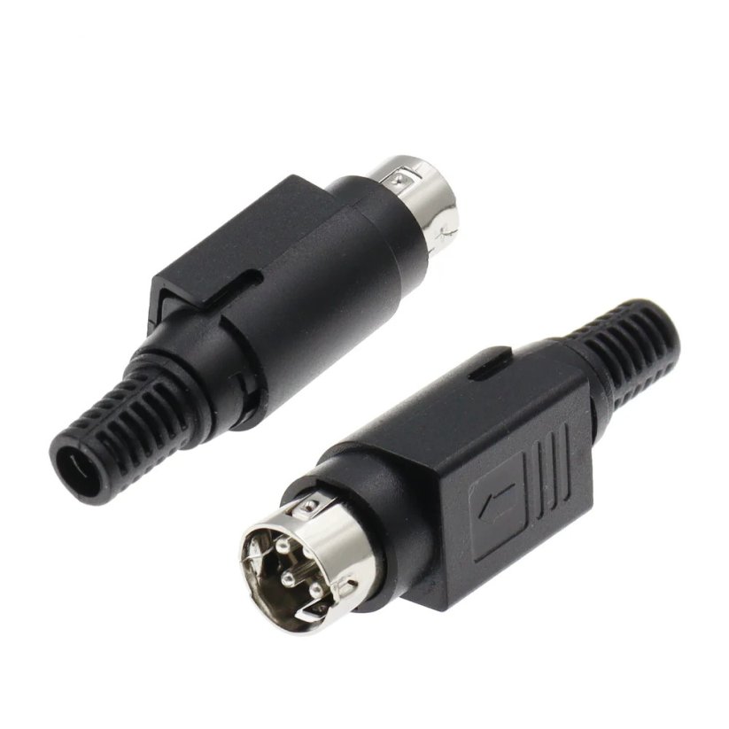 DIN 4Pin Male DC Power konektor, 24V