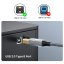 Kabel NIERBO USB-B na USB-C, 2m, nylonový pletený