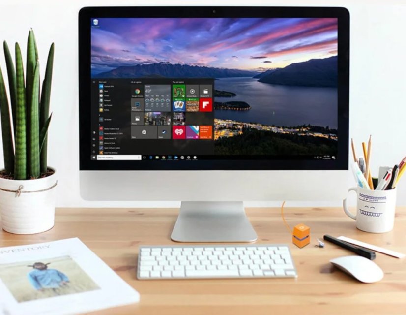 POWER BUTTON zapínací tlačítko externí pro stolní PC, oranžové, barevné LED podsvícení