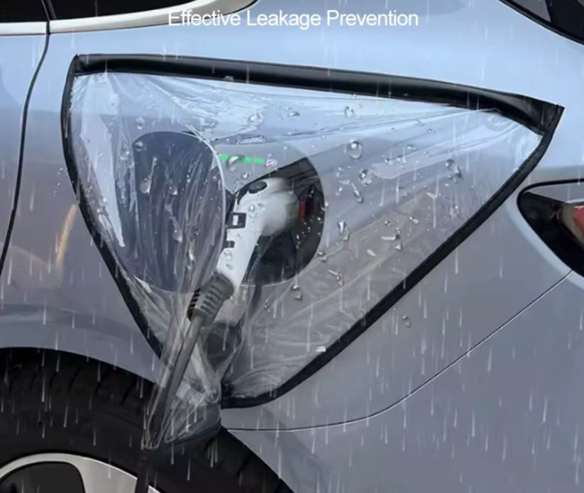 Ochranný kryt portu nabíjení EV, magnetický, černý