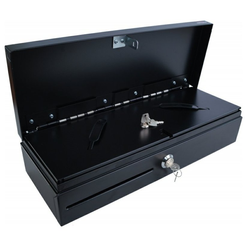 VIRTUOS flip-top FT-460C - s kabelem, se zamykacím krytem, černá