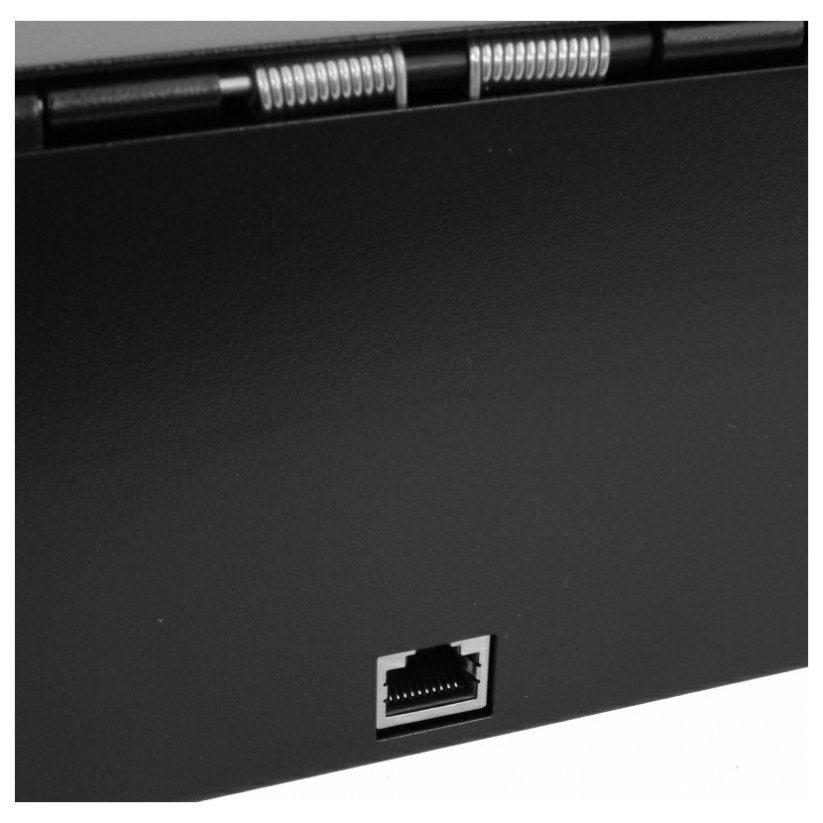 VIRTUOS flip-top FT-460C - s kabelem, se zamykacím krytem, černá