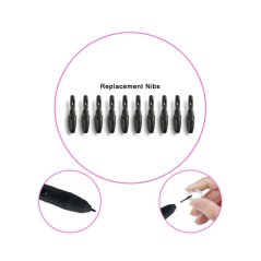 XP-PEN náhradní hroty pro pera P01, P03 a P05, bílý / 10KS