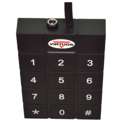 VIRTUOS RFID 125 kHz adaptér s klávesnicí pro pokladní zásuvky 24V