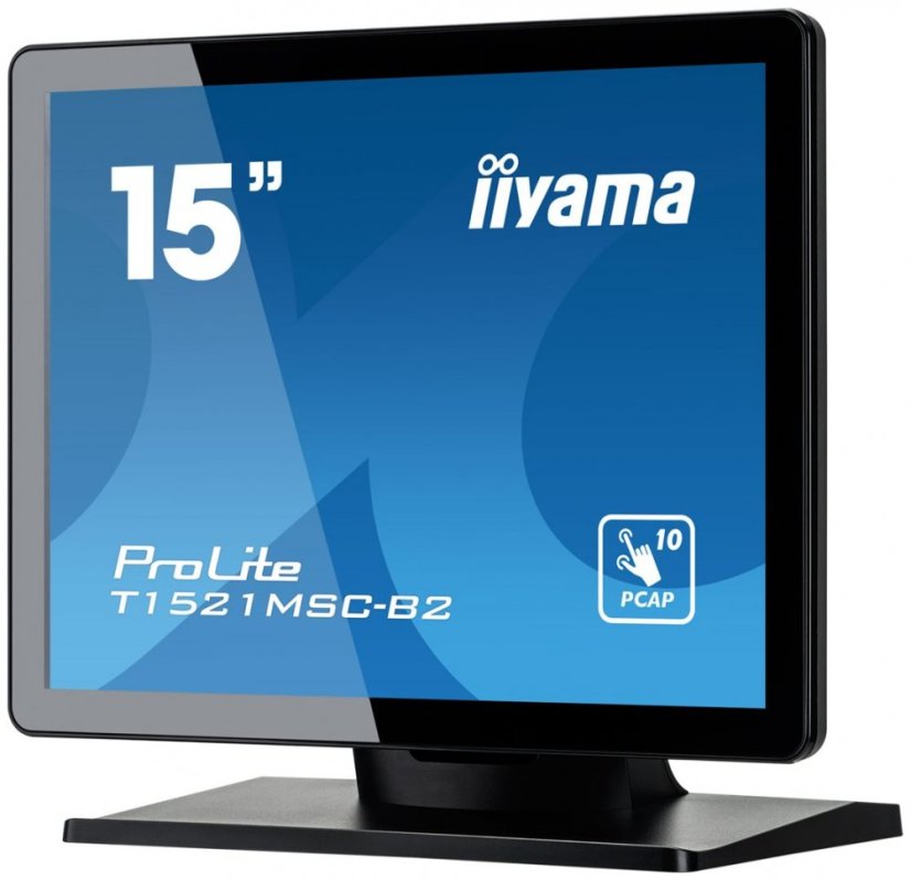 iiyama 15" T1521MSC-B2:IPS, XGA, PCAP, HDMI, dotykový, kapacitní