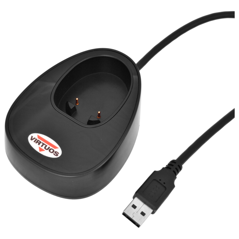 Scanner VIRTUOS HW-855A, bezdrátový se základnou USB, černý