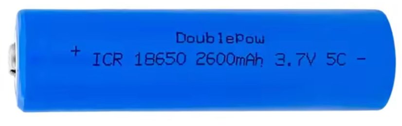 Baterie Doublepow 18650 2600mAh 3.7V 9.62Wh Li-Ion