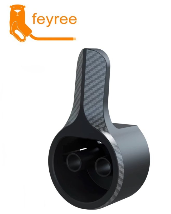 Feyree EV Dock Type 2, nástěnný držák kabelu, černý