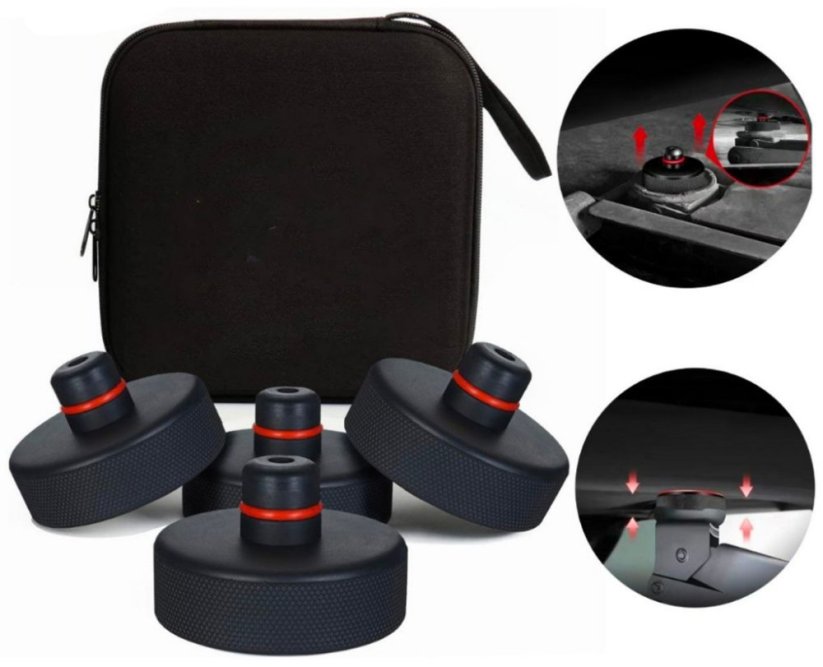 JackPads zvedací adaptéry pro Tesla 3/Y/S/X, 4ks, box