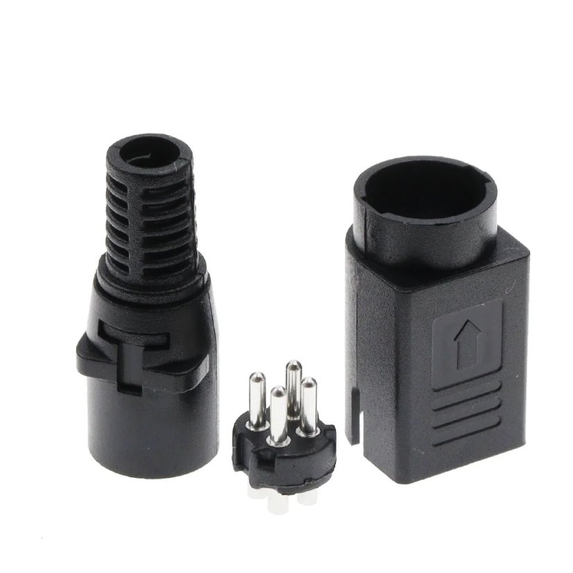DIN 4Pin Male DC Power konektor, 24V