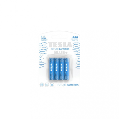 TESLA BLUE+ zinek/uhlík mikrotužková baterie AAA (LR03), 4ks