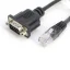 RS232 DB9 to RJ45 8P8C serial cable, 60cm