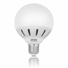 Whitenergy LED žárovka SMD2835 G95 E27 12W bílá mléčná teplá