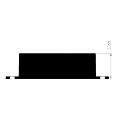 Tlačítko pro elektronické otvírání pokladních zásuvek VIRTUOS, 24V, kovové