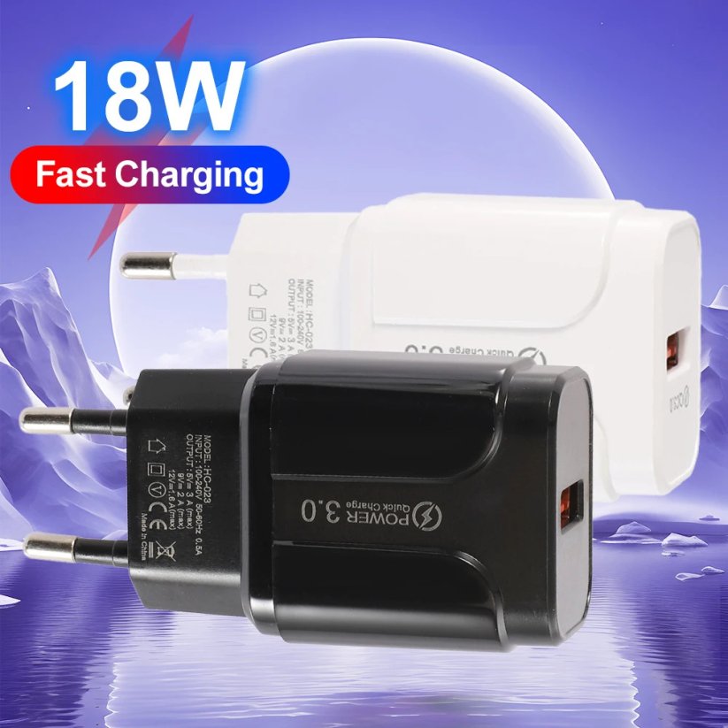 POWER 18W QC 3.0 USB nabíječka 3A