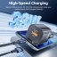 Toocki 33W nabíječka GaN USB C a USB A Quick Charge 3.0, černá