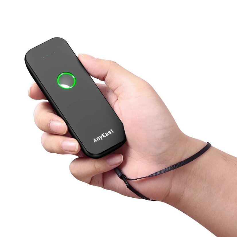 AnyEast AT004 Mini 2D CCD bezdrátová čtečka čárových kódů, Bluetooth / 2.4GHz / USB