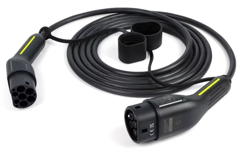 ANDAIIC EV nabíjecí kabel, 16A 3-fázový, 11KW, délka 5m, Typ 2 / Typ 2