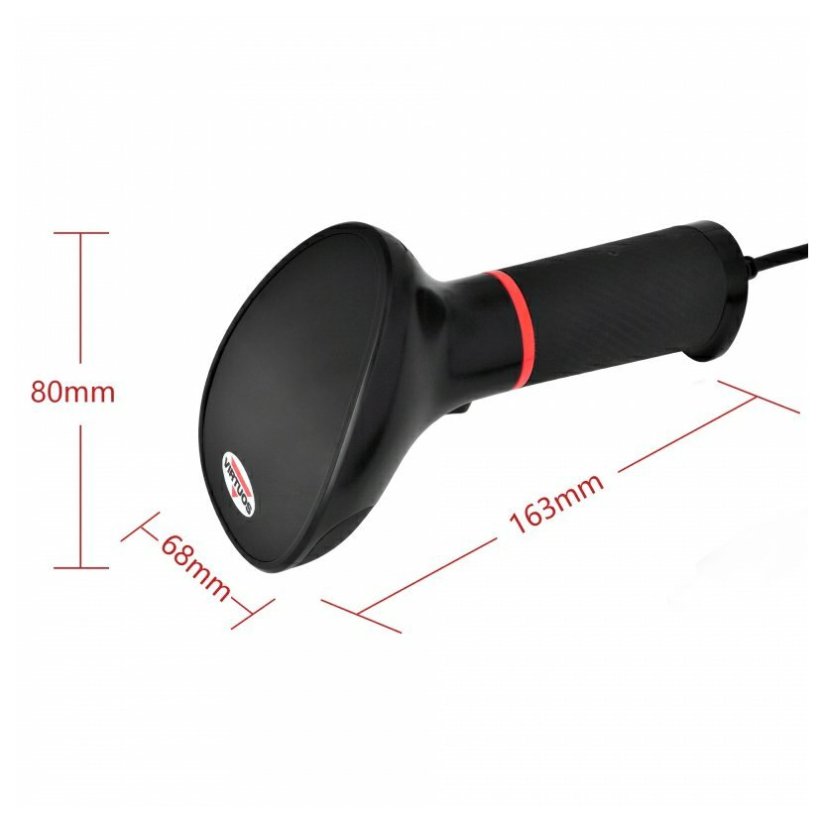 Scanner VIRTUOS HT-855A, USB, stojánek, černý