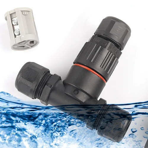 Spojka kabelu T, IP68, voděodolná, 3-3-3 spojka